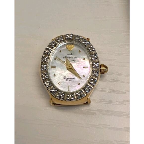 Jules Jurgensen Diamond Ladies Watch 4 Bands New Battery Style 377 MOP 20X17mm